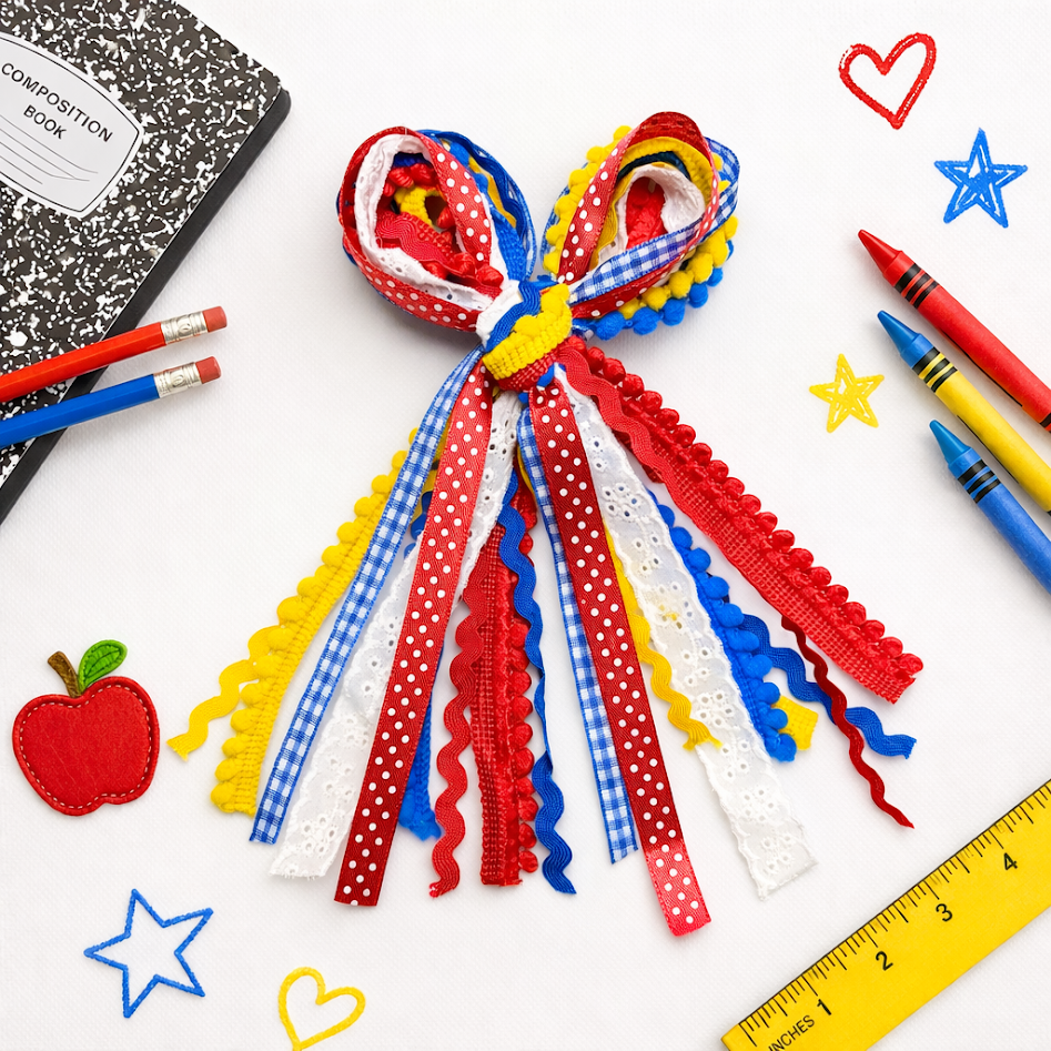 Rule the School Textured Hair Bow