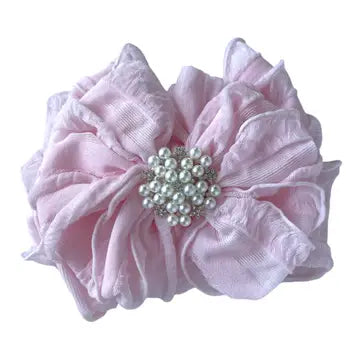 Rockin Royalty-Pearl Ruffled Headband