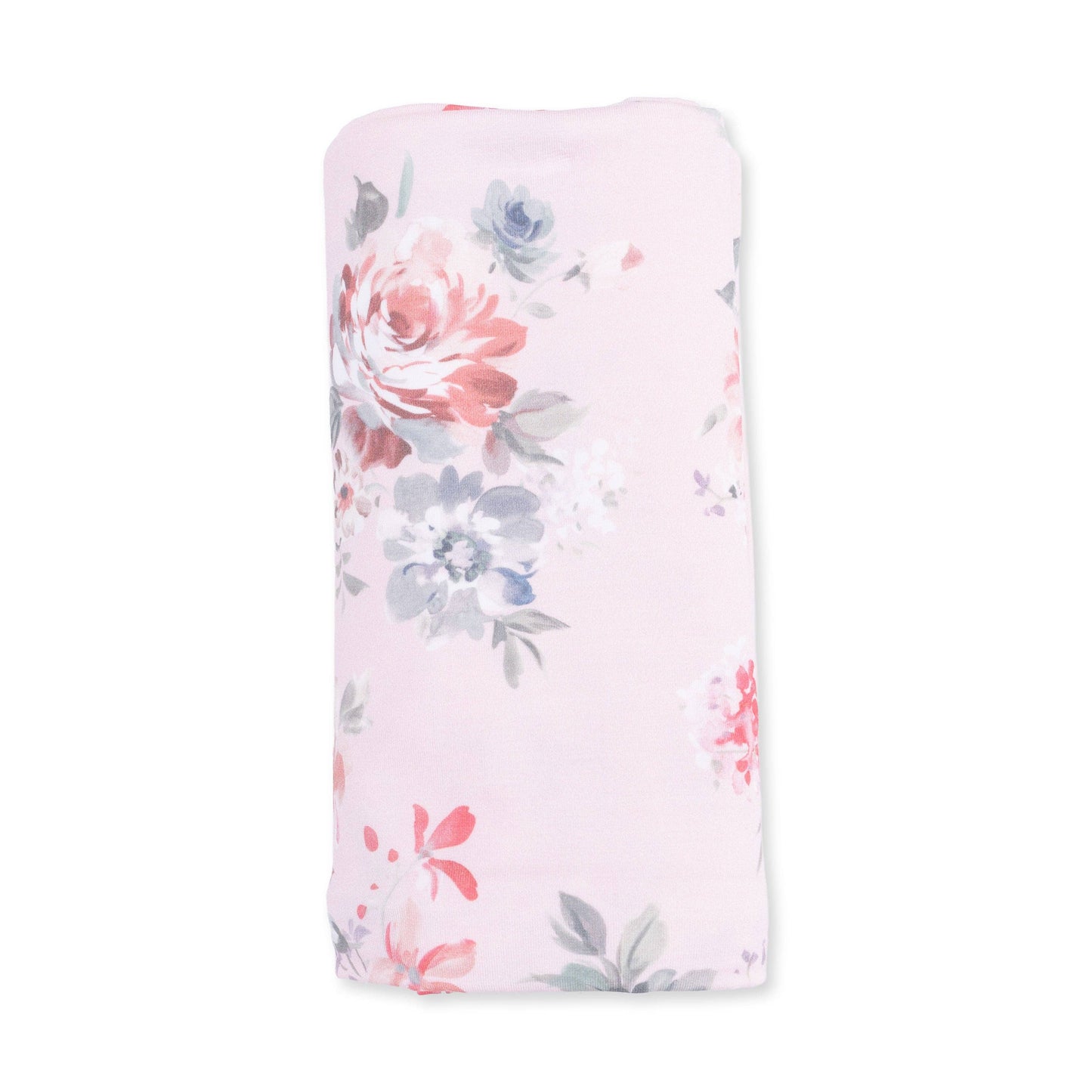 Painterly Rose Bouquets - Swaddle Blanket: 45X45