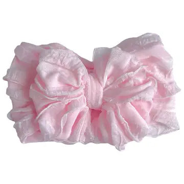 Rockin Royalty-Perfect Pink Ruffled Headband