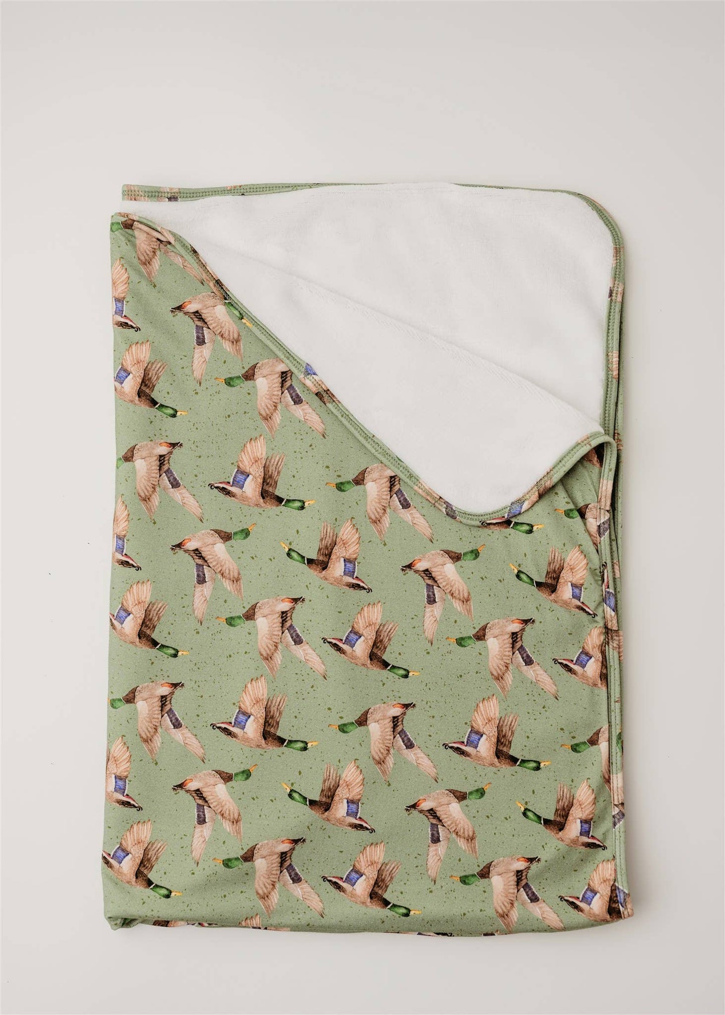 Mallard Skies Swaddle One size: ONE SIZE 40"X29"