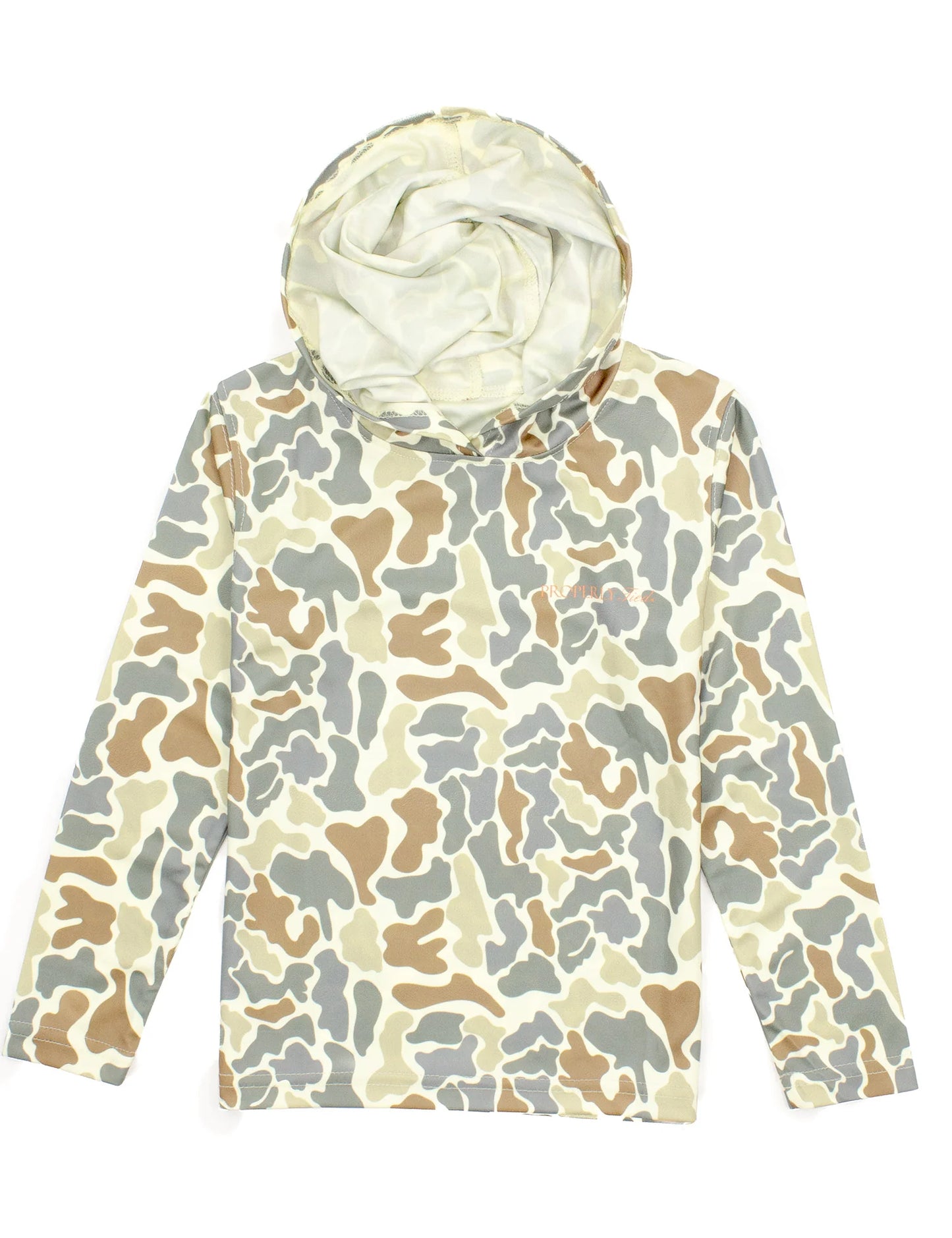 Properly Tied Boys Sportsman Performance Hoodie Field Camo