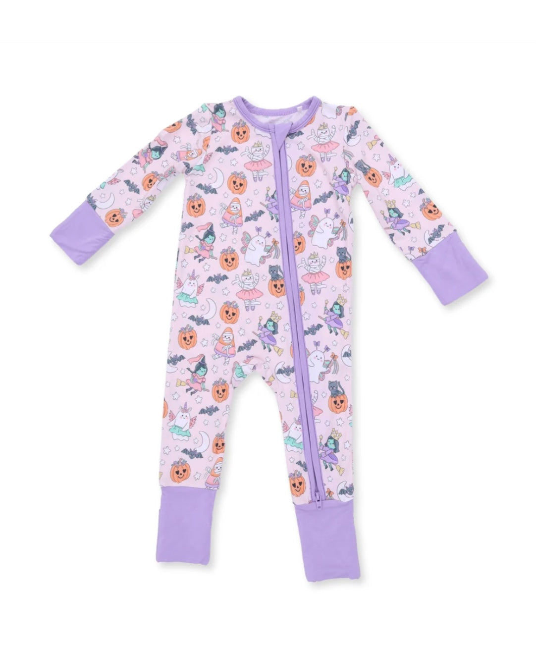 Angel Dear Halloween Monster Dress Up Pink Convertible Romper