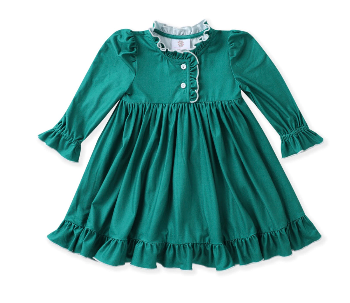 Swoon Kids Clothing Green Play Dress