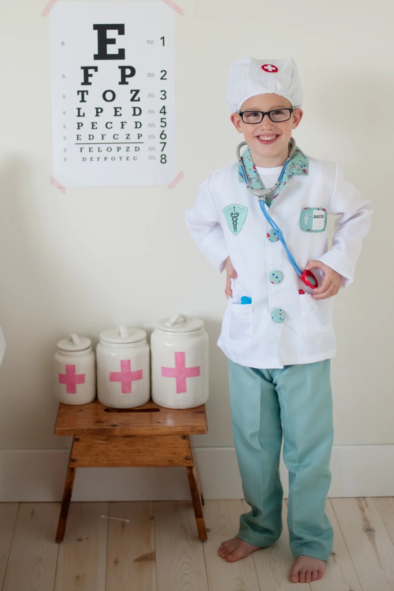 Great Pretenders Green Doctor with Accessories