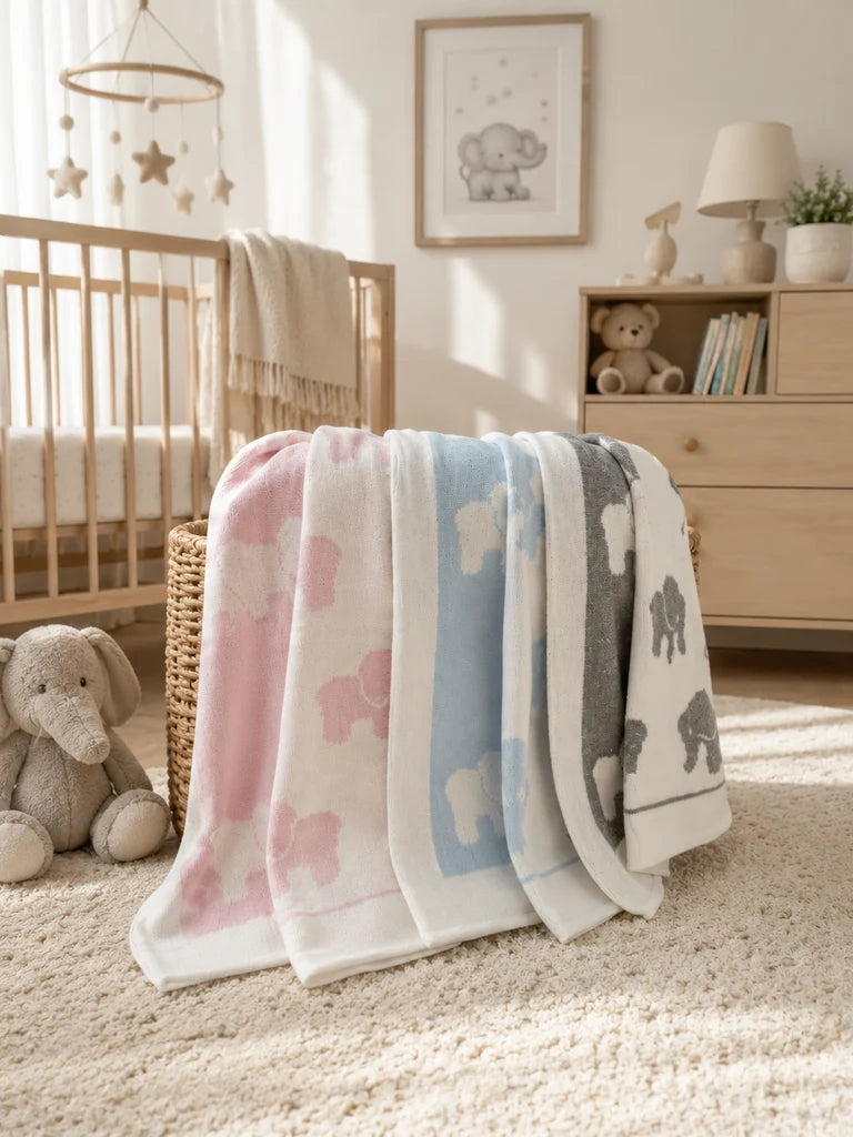 A Soft Idea Elephants Blanket