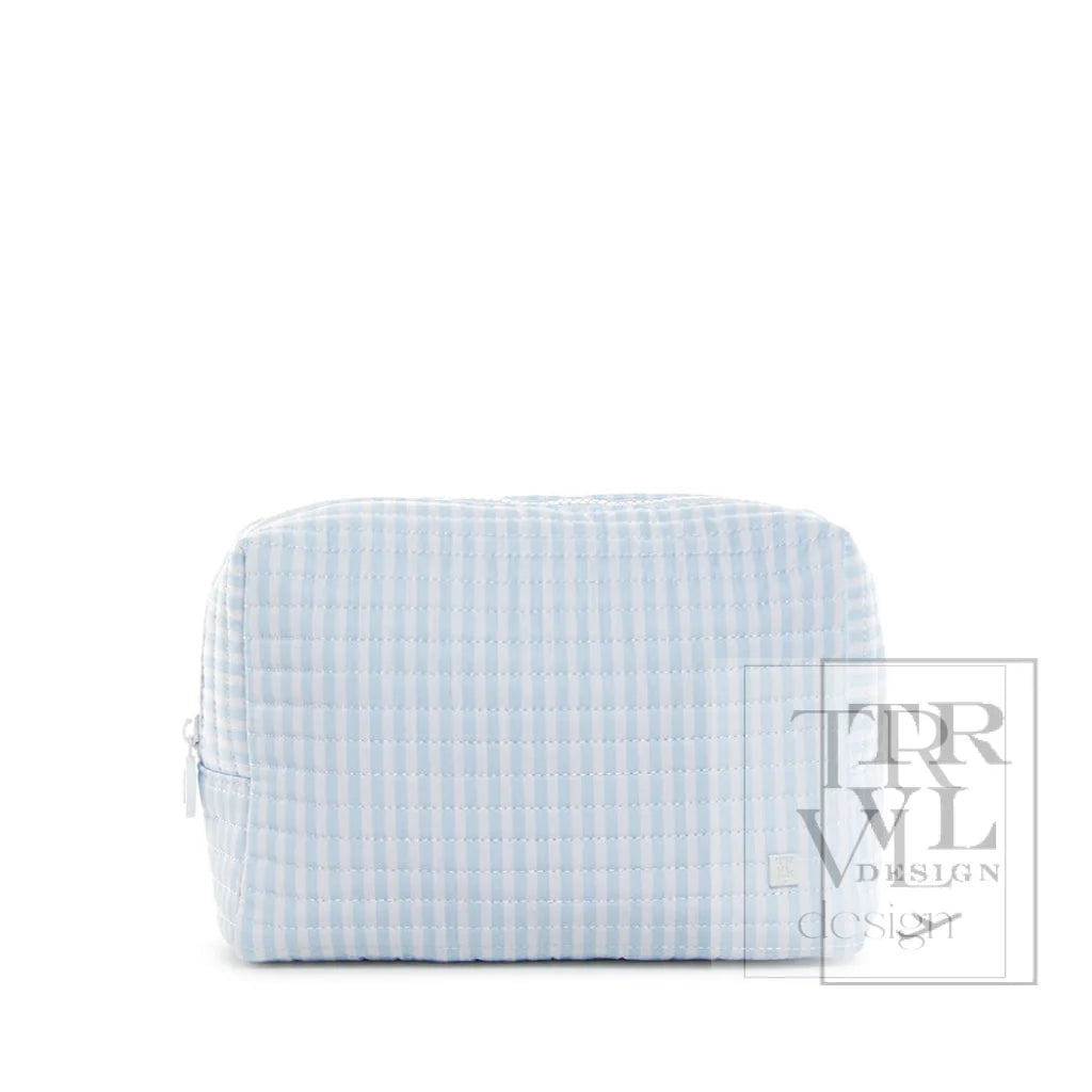 TRVL Design Quilted Everyday Bag-PIMLICO STRIPE BLUE