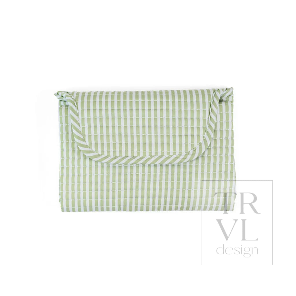 TRVL Design Changing Mat-PIMLICO STRIPE SAGE
