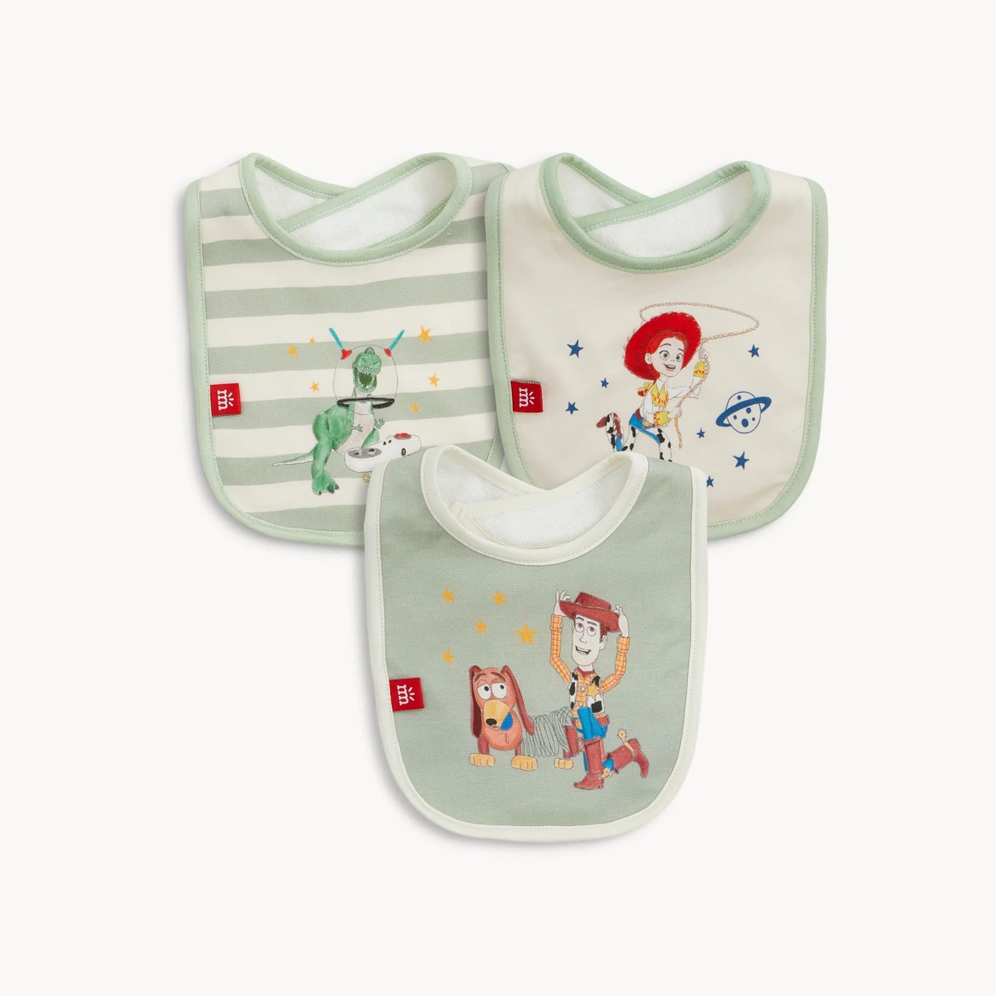 Toy Story Woody & Friends Magnetic Bib 3 Pack