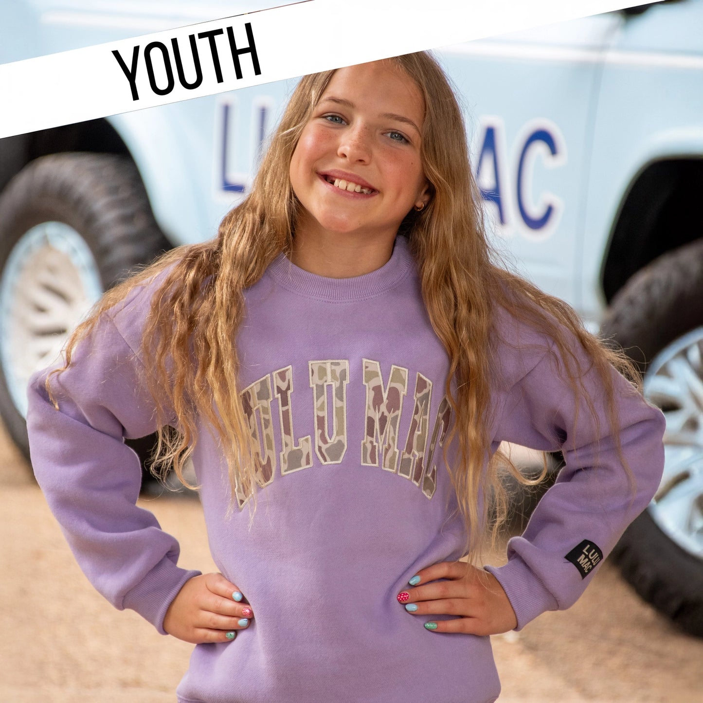 Lulu Mac - Youth Lavender Light Camo