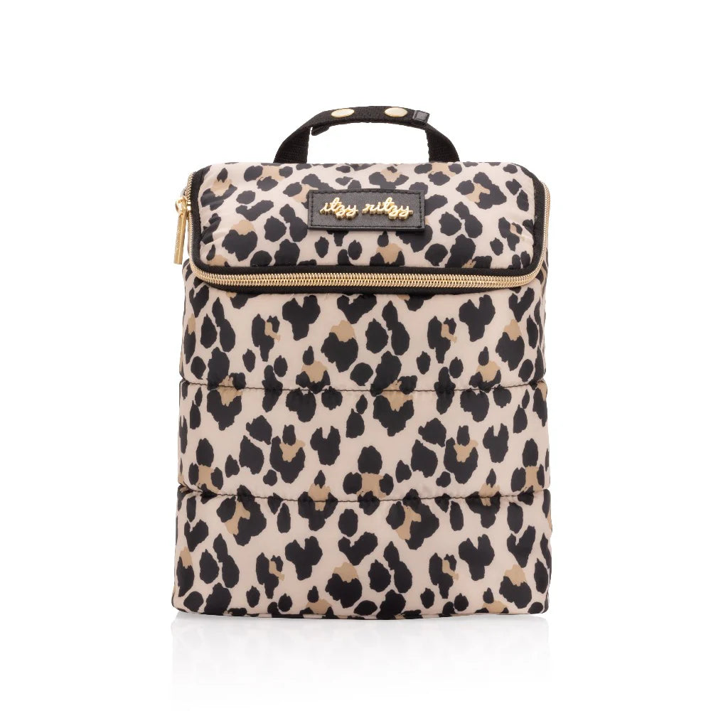 Itzy Ritzy- chill like a dream bottle bag leopard