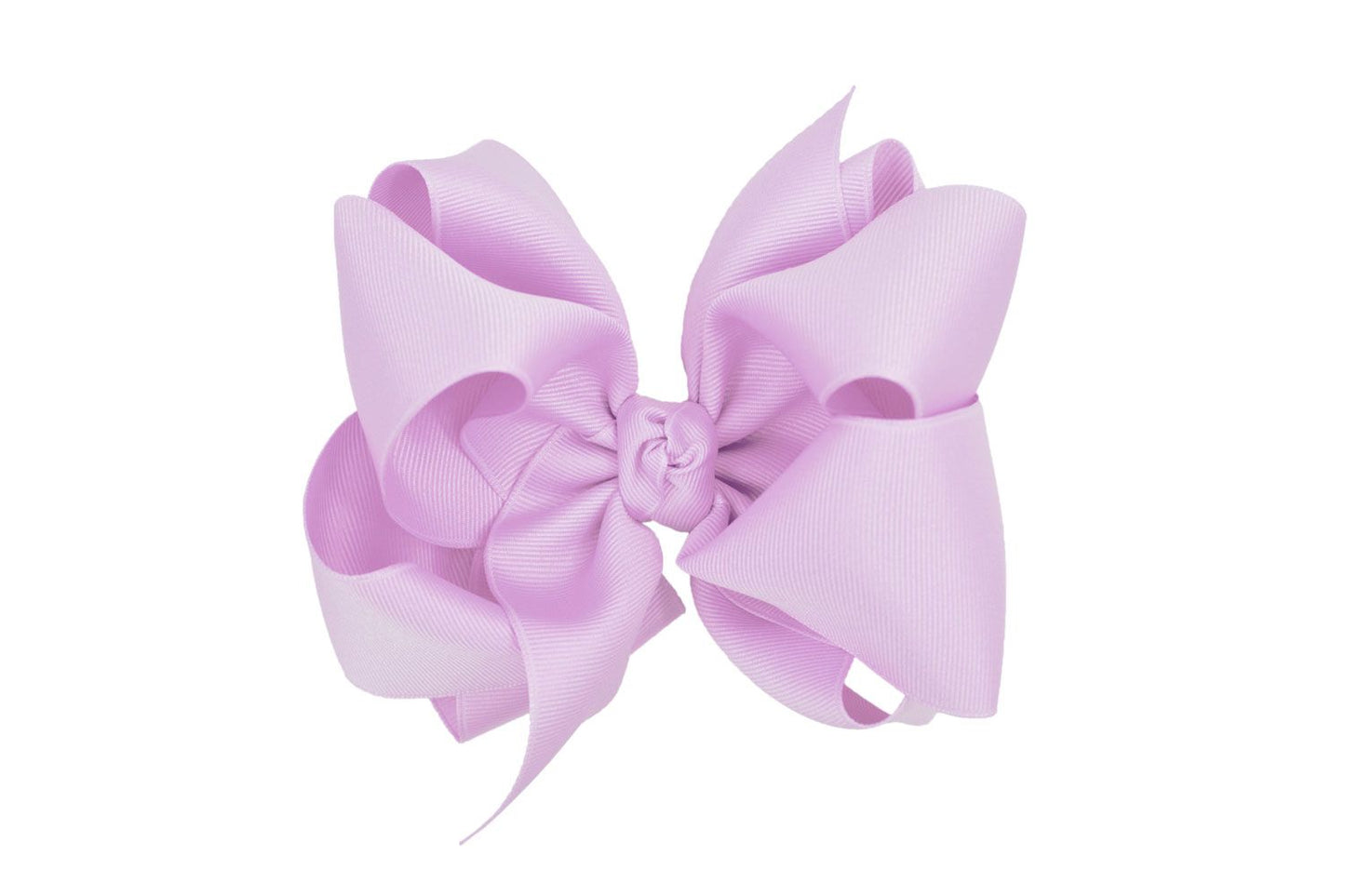 Beyond Creations HUGE 2.25" Grosgrain Bow w/knot on med alligator clip