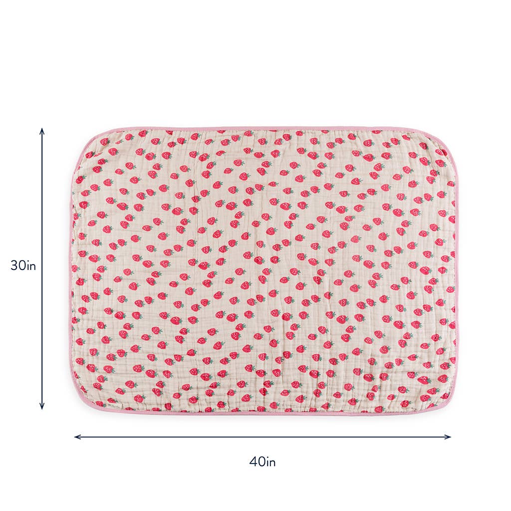 Itzy Blanket™: Strawberries + Cream