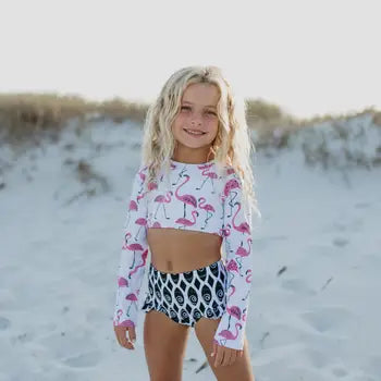 Oopsie Daisy 2 Piece Flamingo Swimsuit