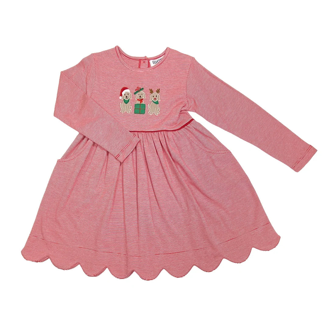 ISHTEX Dog Trio Girl's Dress