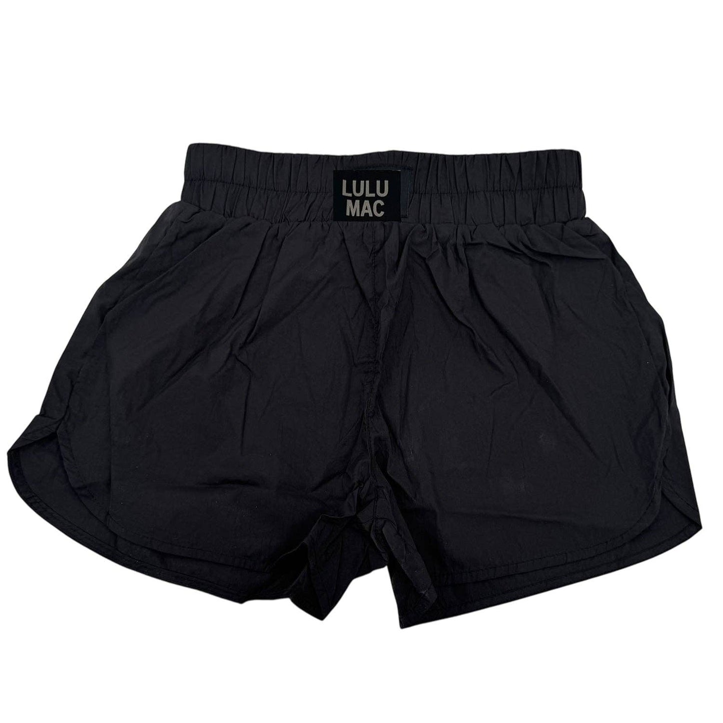 Lulu Mac - Solid Black Kids Shorts