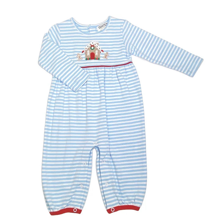 ISHTEX Gingerbread Girl's Romper