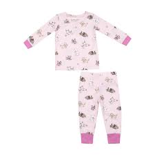 Angel dear- fluffy puppies l/s loungewear set