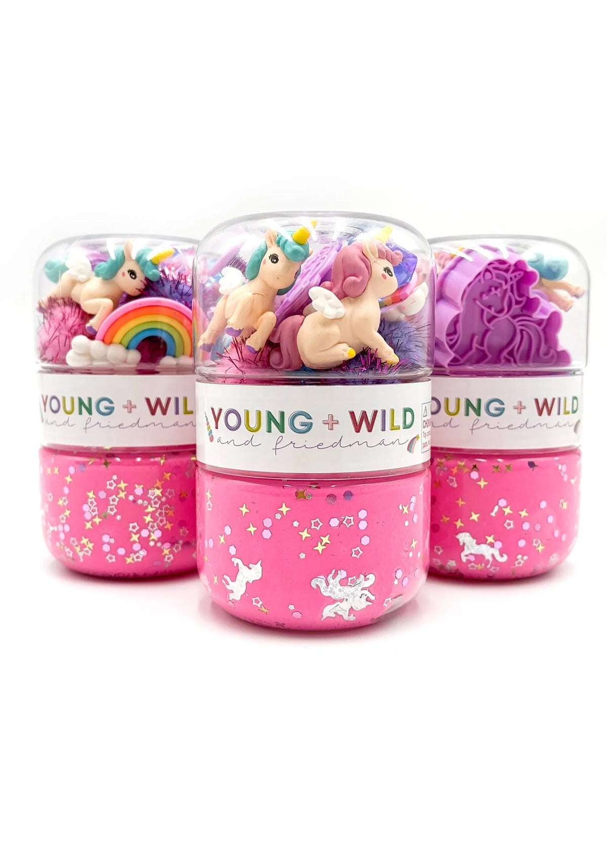 YWF Grab & Go Dough Jar Unicorn