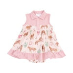 Angel Dear Western Horses Cowboy Bodysuit Dress