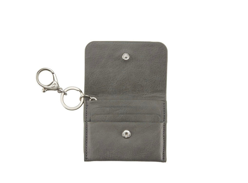 Itzy Ritzy Grayson mini wallet card holder & keychain charm