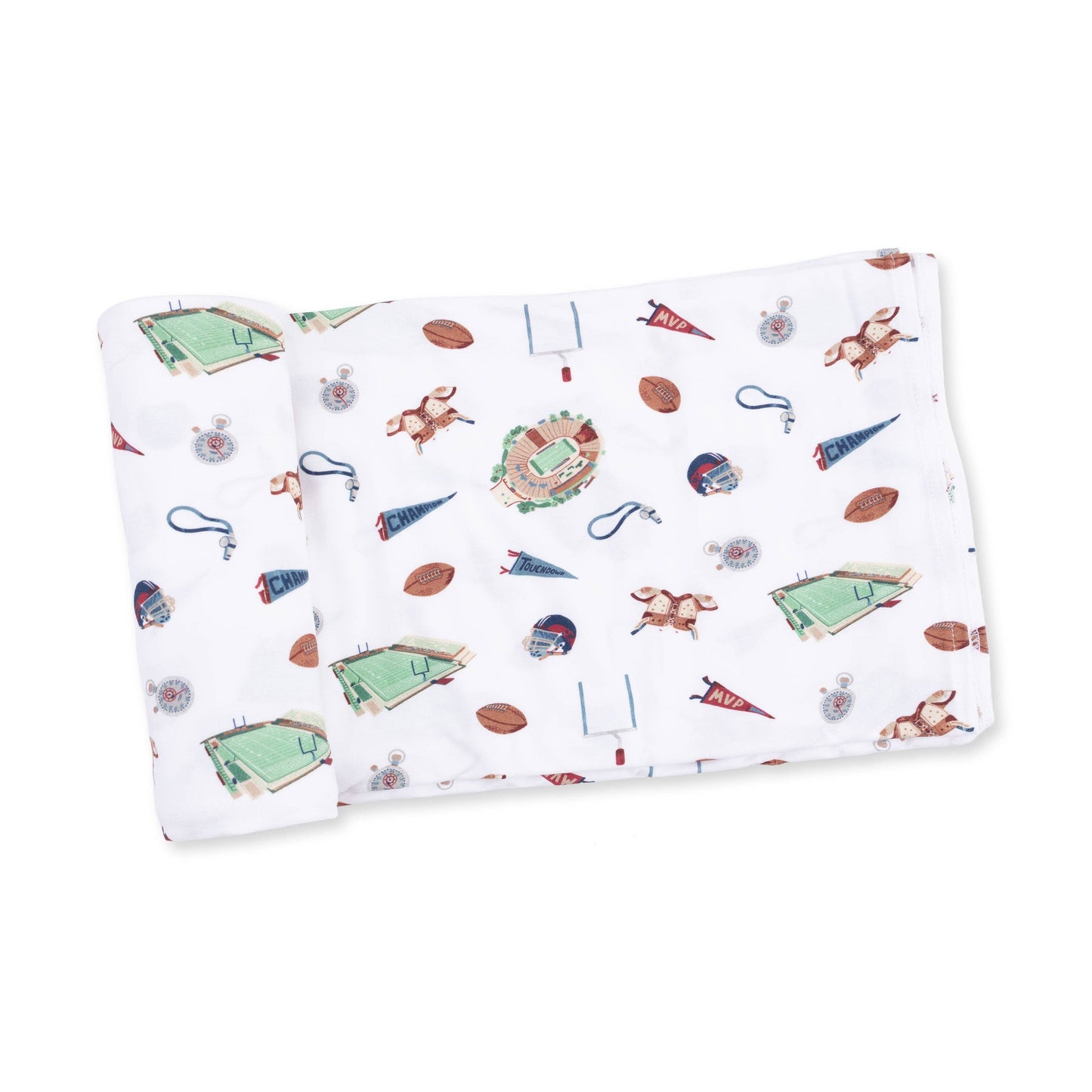 Vintage Football - Swaddle Blanket: 45X45