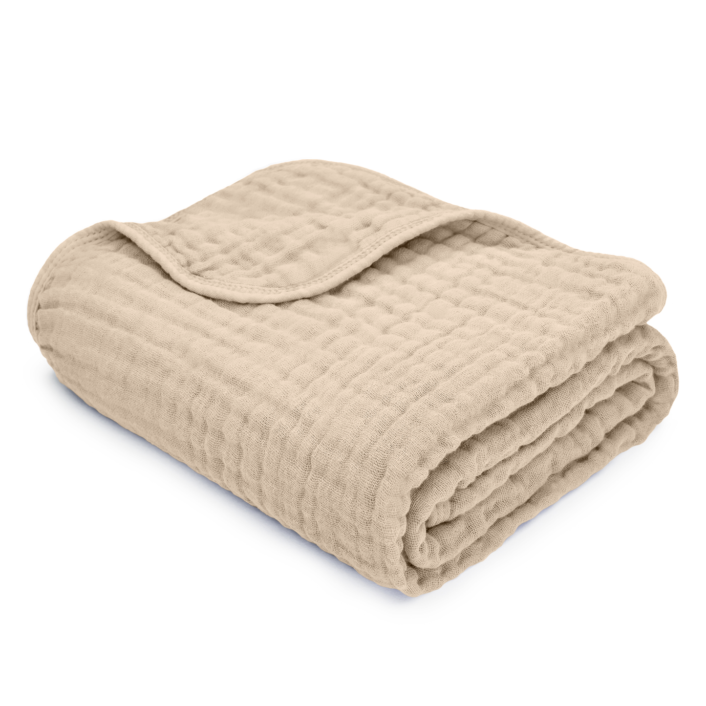 Comfy Cubs Muslin Baby Blanket, 40" x 40" Swaddle Blanket