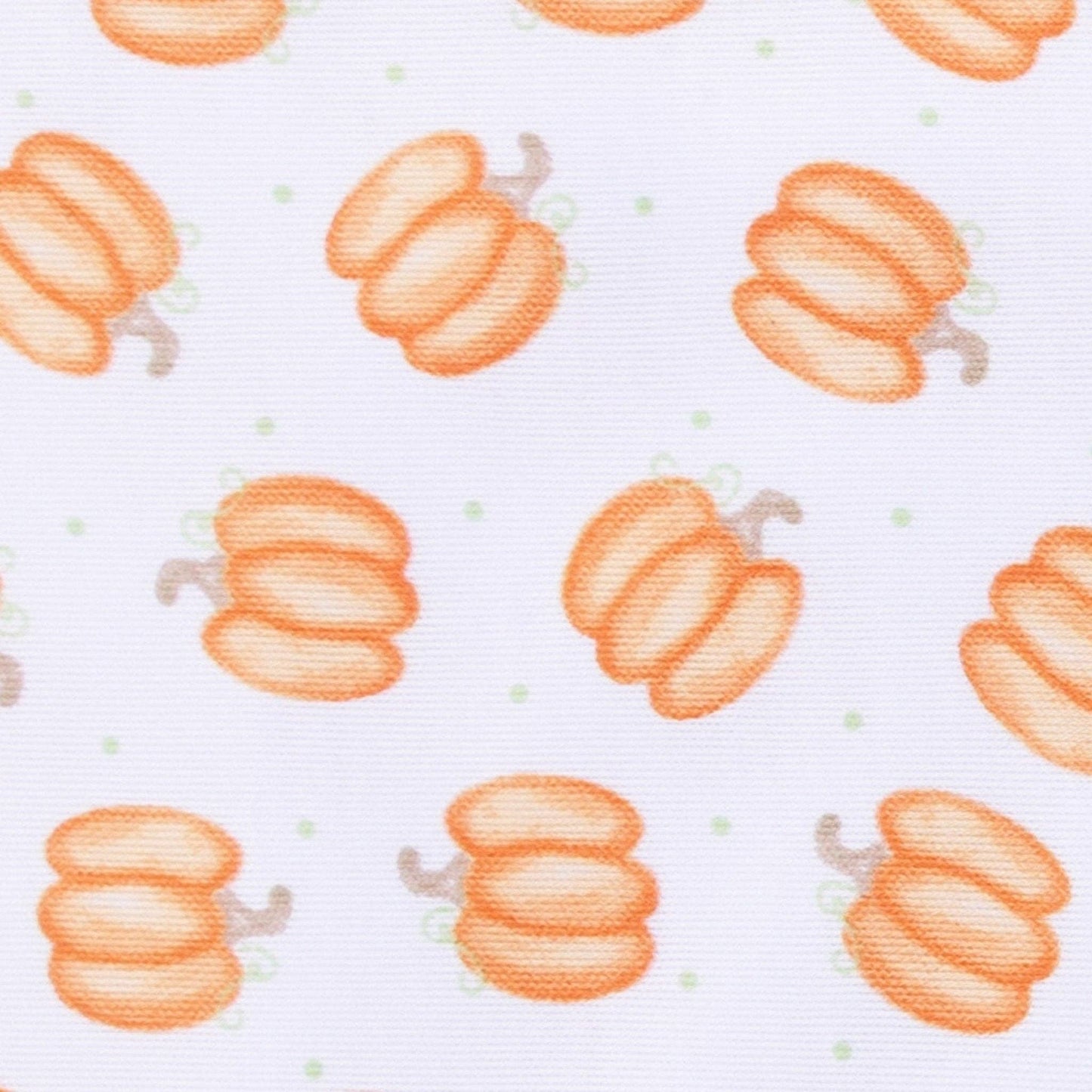 Magnolia Baby Pumpkin Print Zip Footie