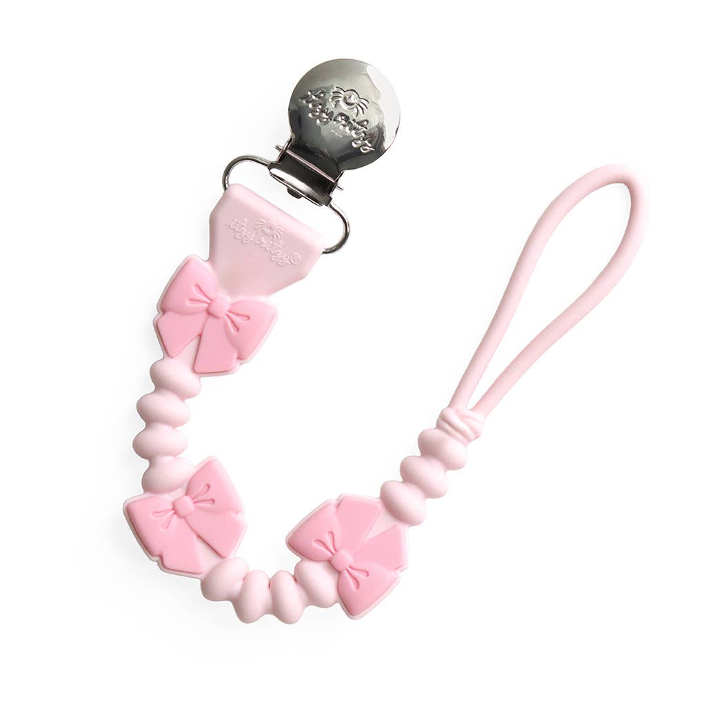 *NEW OPTION* Itzy Paci Strap Plus™: Pink Bows