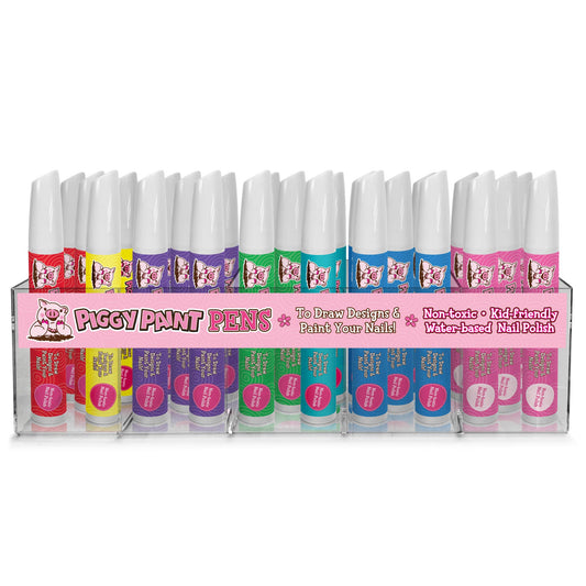 Piggy Pen Display Non-Toxic Kids Nail Polish