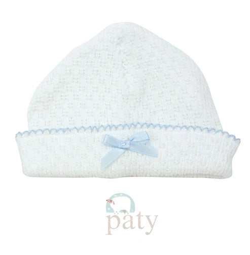 Paty white saylor cap w/ bow
