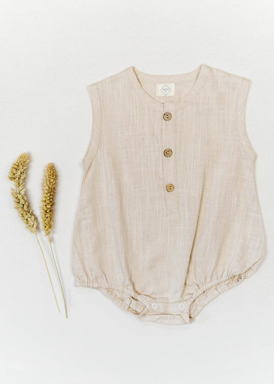 Laney + Sy: Augie Linen Romper