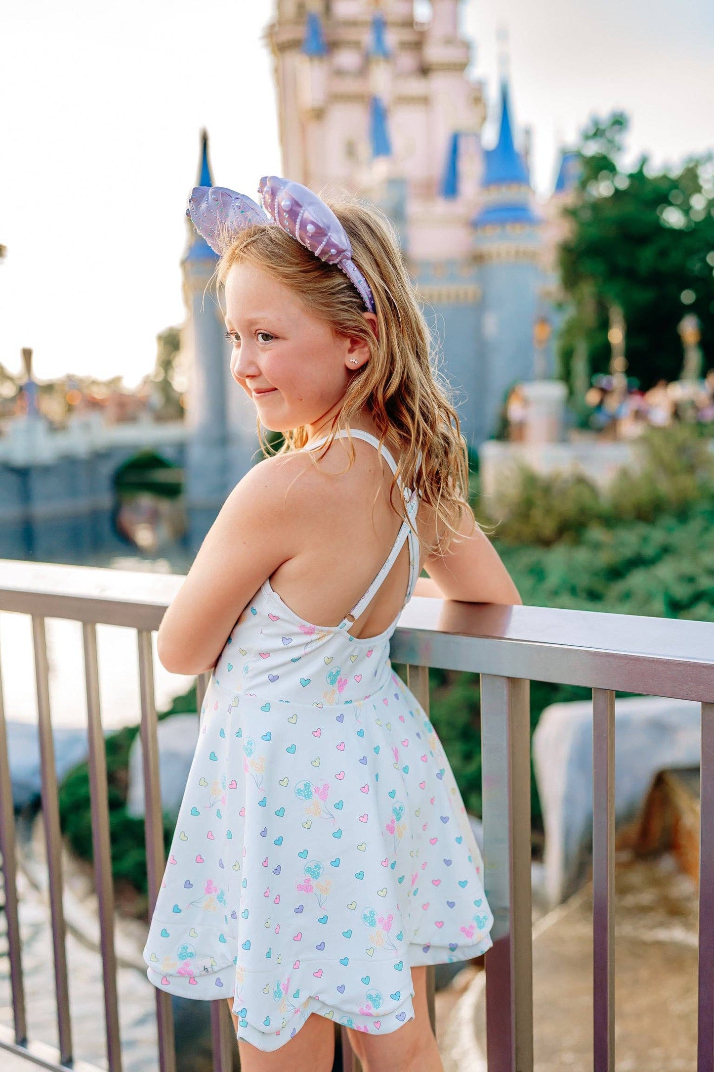 Main Street Magic Scallop Athleisure Dress
