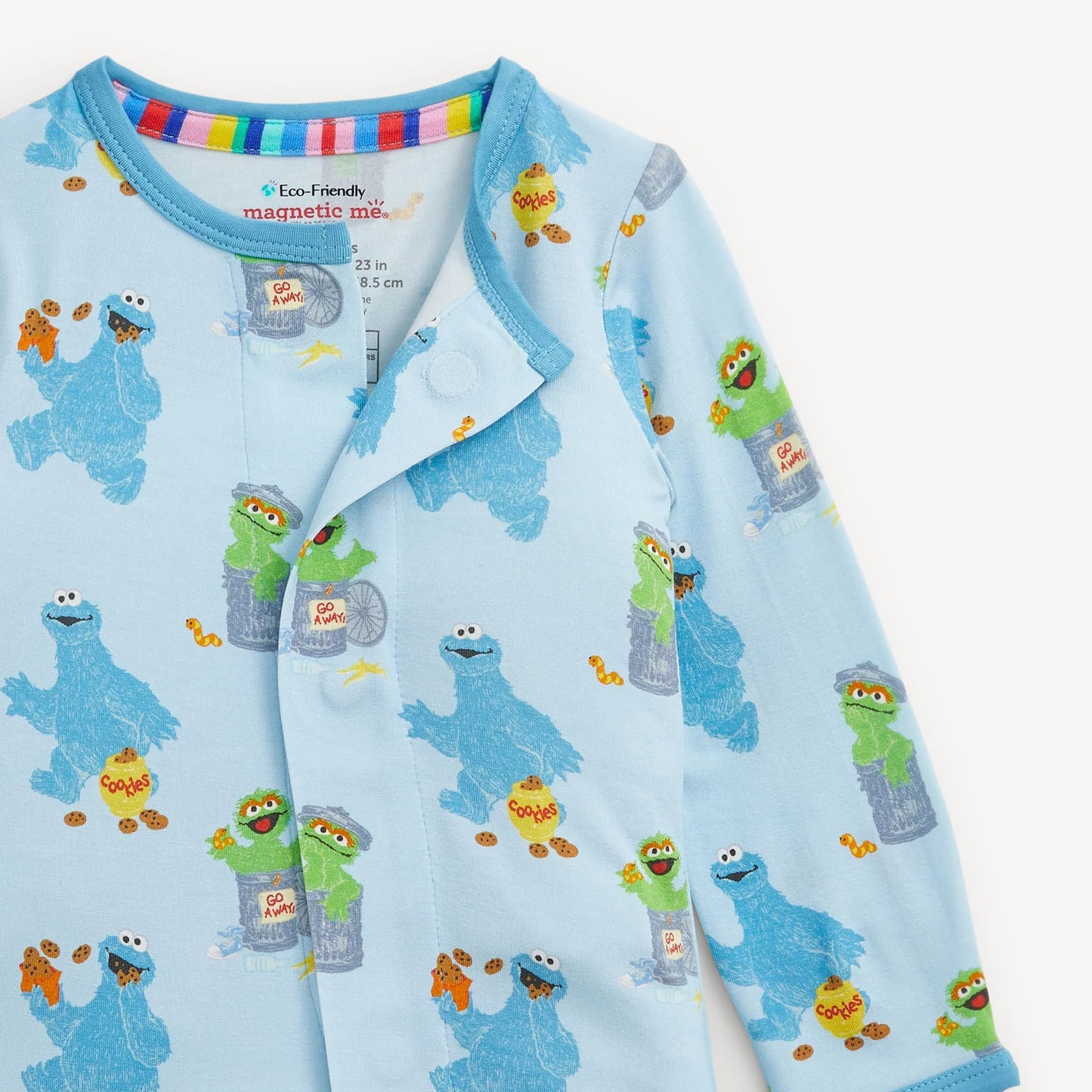 Magnetic Convertible Coverall Sesame Street Cookie & Oscar