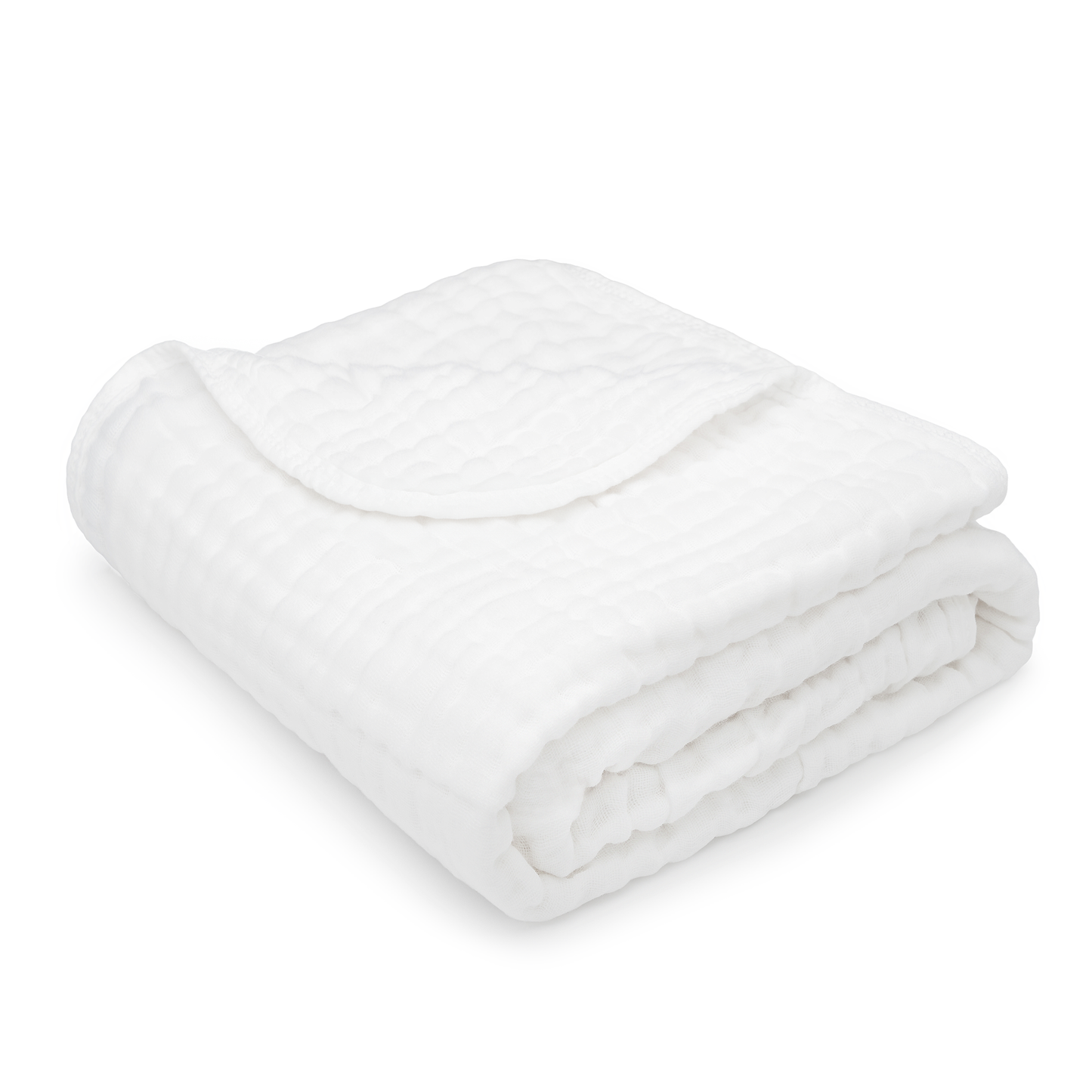 Comfy Cubs Muslin Baby Blanket, 40" x 40" Swaddle Blanket