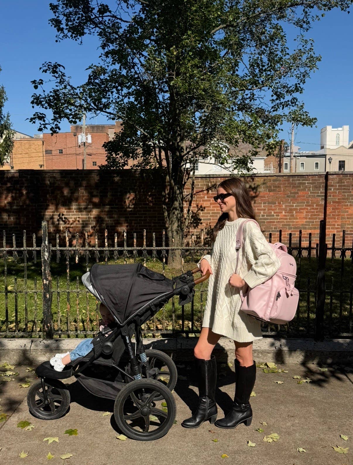 Itzy Ritzy Ribbons & Roses Boss Plus™ Backpack Diaper Bag