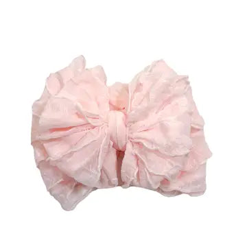 Rockin Royalty-Sweet Pink Ruffled Headband