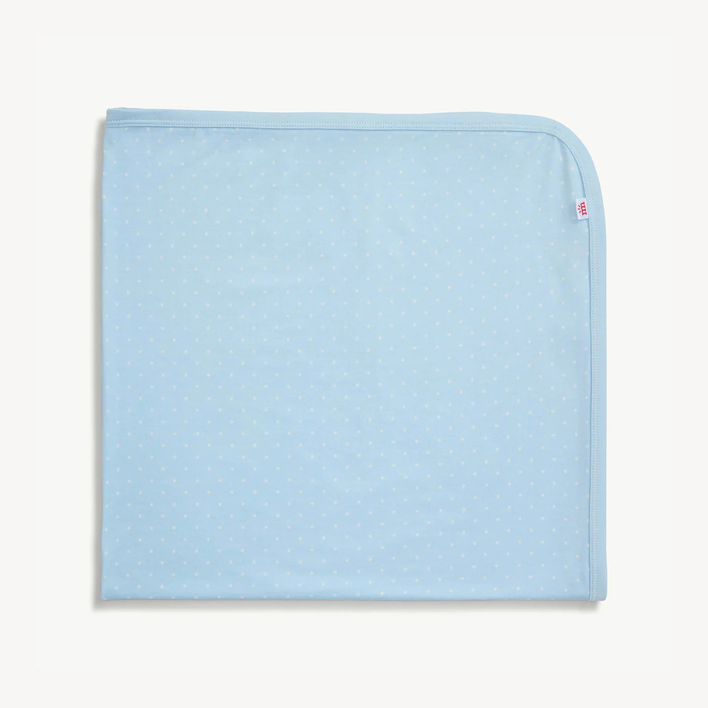 Magnetic Me- Pin Dot Blue Baby Blanket