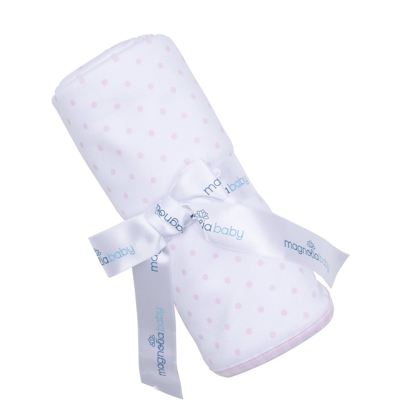 Magnolia Baby Gingham Dots Blanket Pink