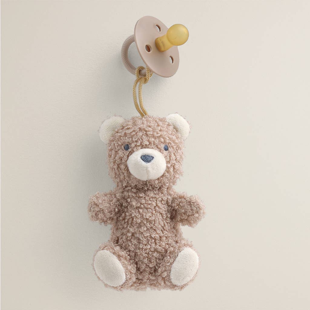 *NEW OPTIONS* Bitzy Pal Natural Rubber Pacifier & Plush: Bow