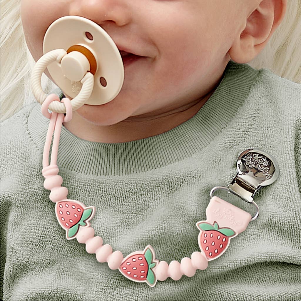 *NEW OPTION* Itzy Paci Strap Plus™: Pink Bows