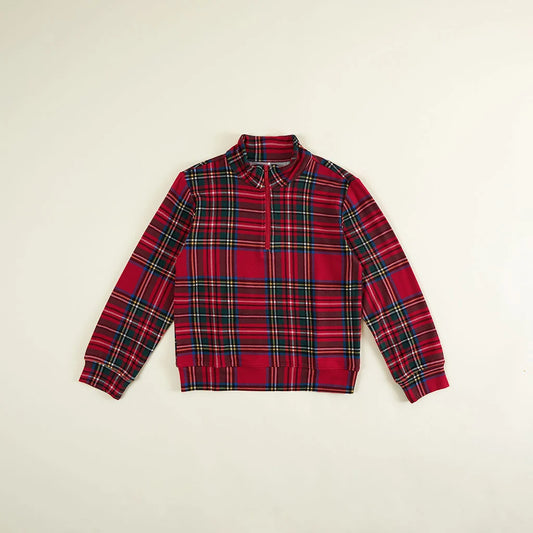 Posh Peanut French Terry Quarter Zip Sweatshirt