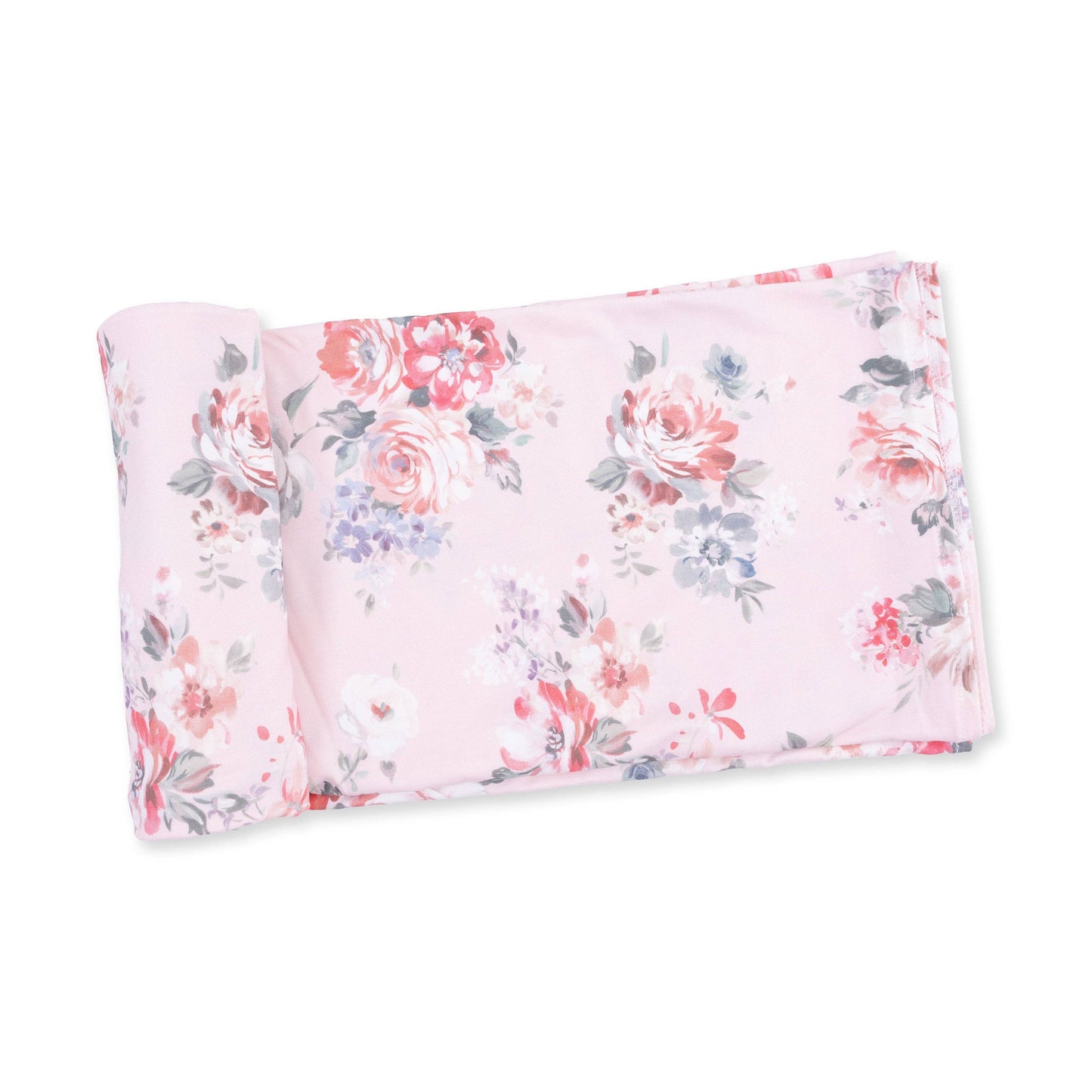 Painterly Rose Bouquets - Swaddle Blanket: 45X45