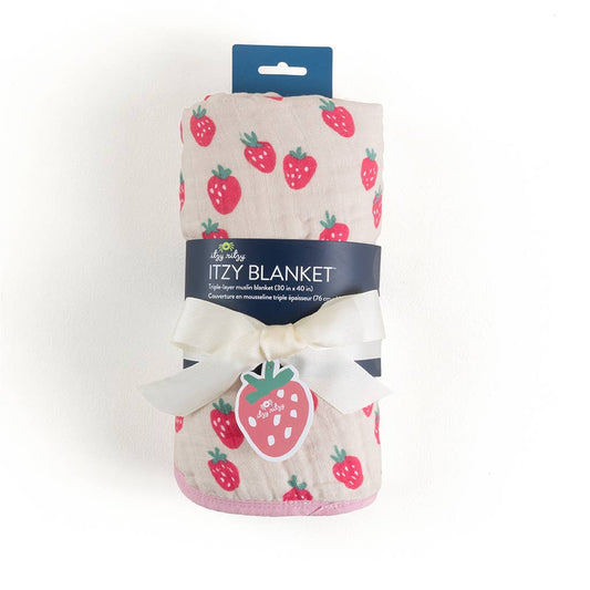 Itzy Blanket™: Strawberries + Cream