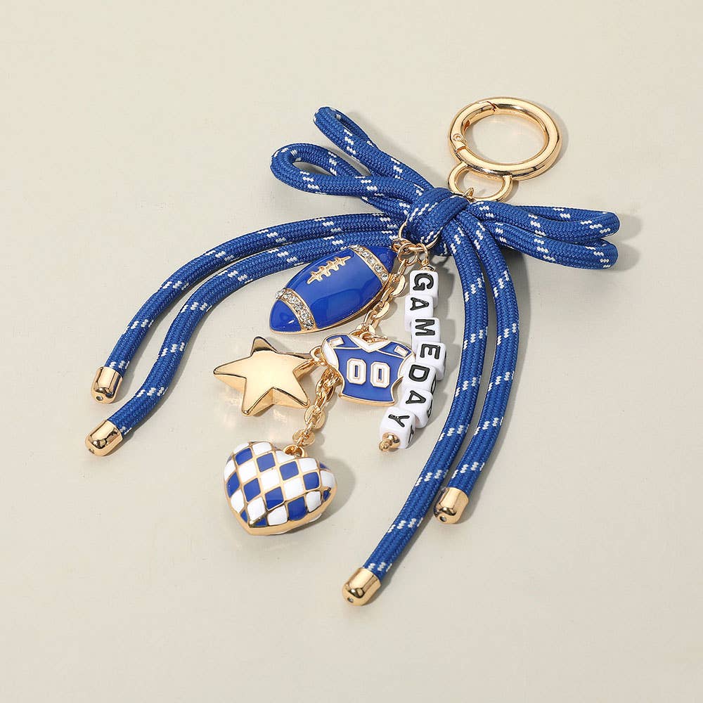 GameDay Football Bag Charm