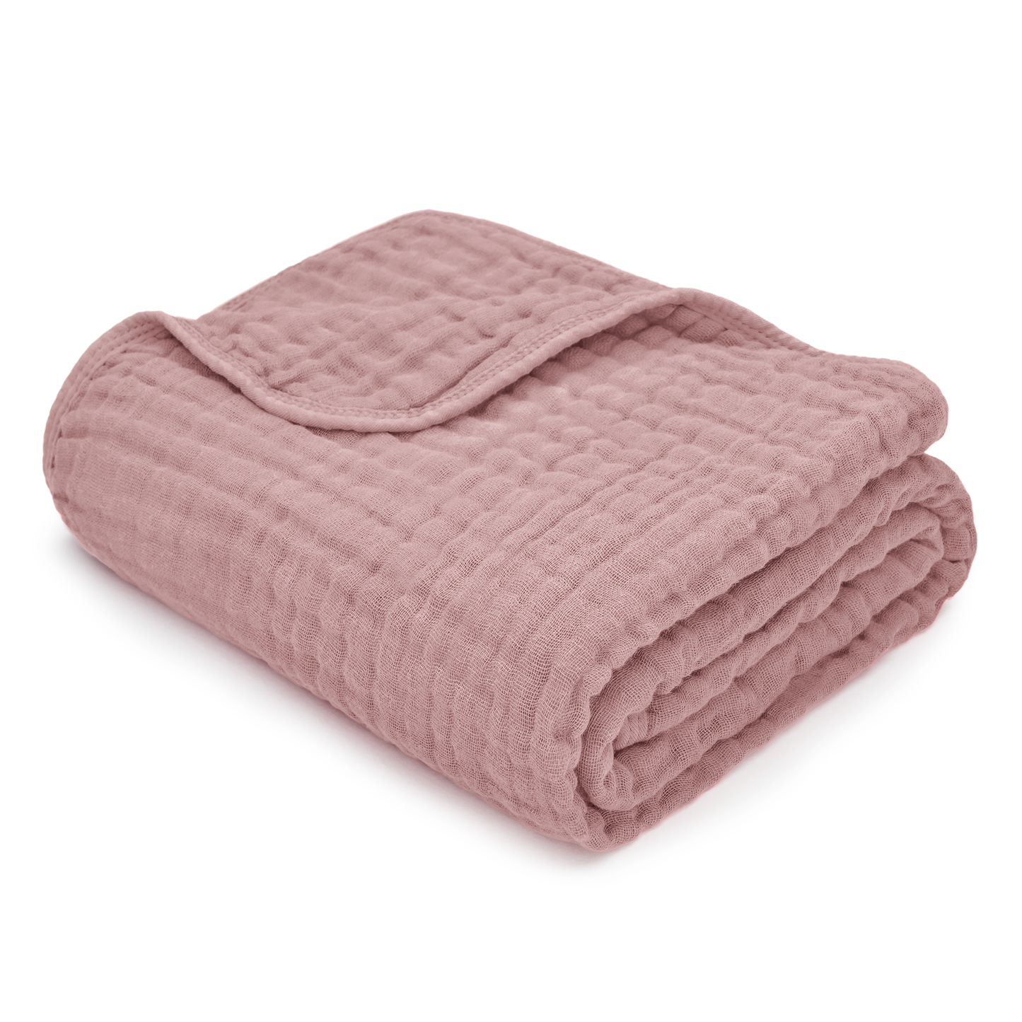 Comfy Cubs Muslin Baby Blanket, 40" x 40" Swaddle Blanket