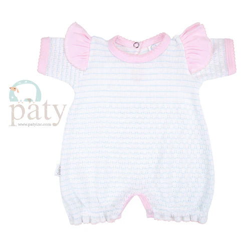 paty pinstripe angel sleeve bubble