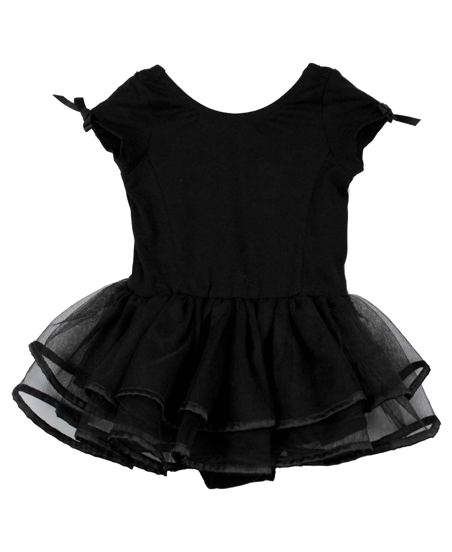 Girls Black Ballet Tutu Dance Leotard: Black / 2T/3T