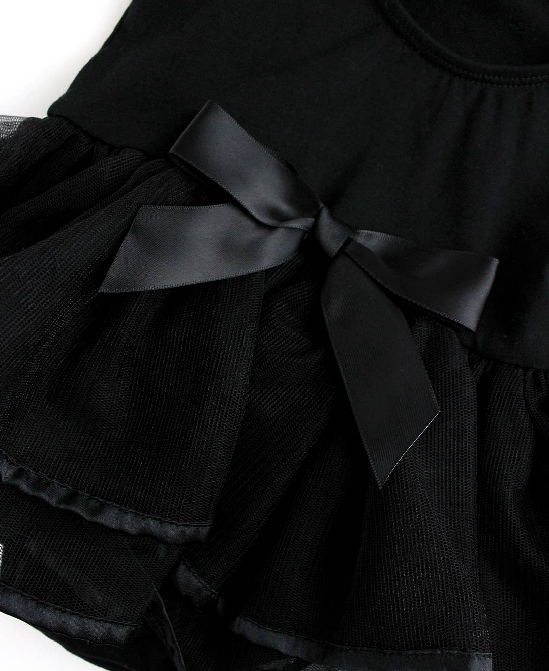 Girls Black Ballet Tutu Dance Leotard: Black / 2T/3T