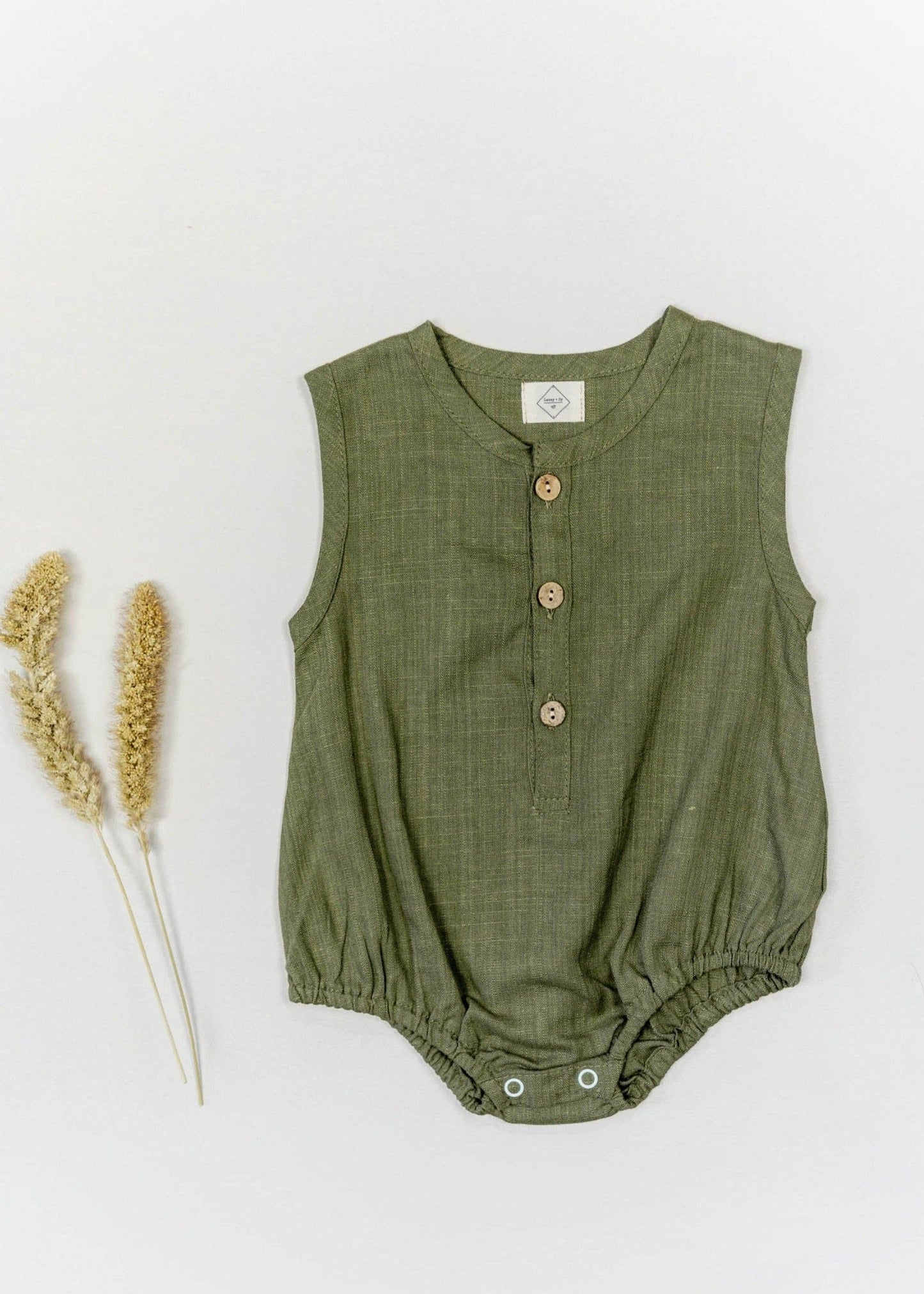 Laney + Sy: Augie Linen Romper